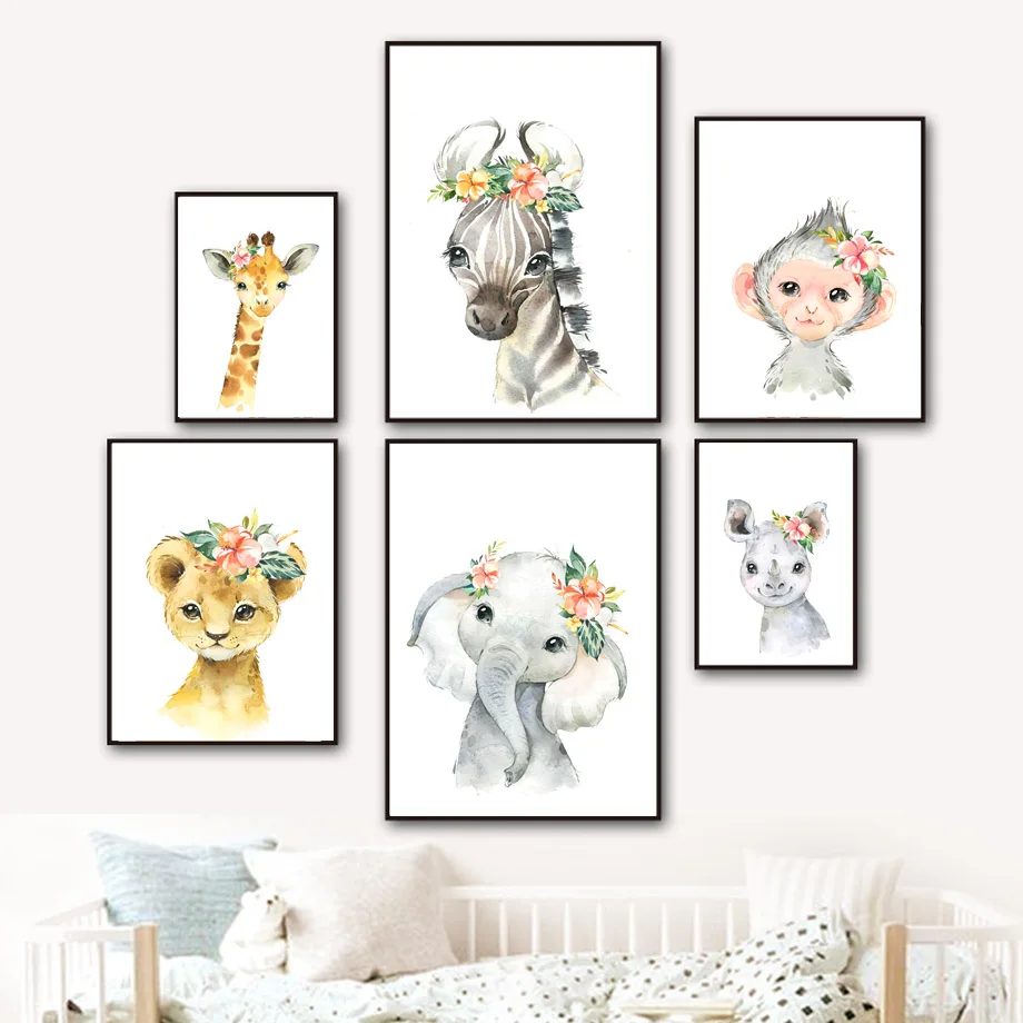 Wall Art Canvas Painting Flower Lion Zebra Giraffe Monkey Carton Nordic Posters And Prints Wall Pictures Kids Room
Wall Art Canvas Painting Flower Lion Zebra Giraffe Monkey Carton Nordic Posters And Prints Wall Pictures Kids Room
