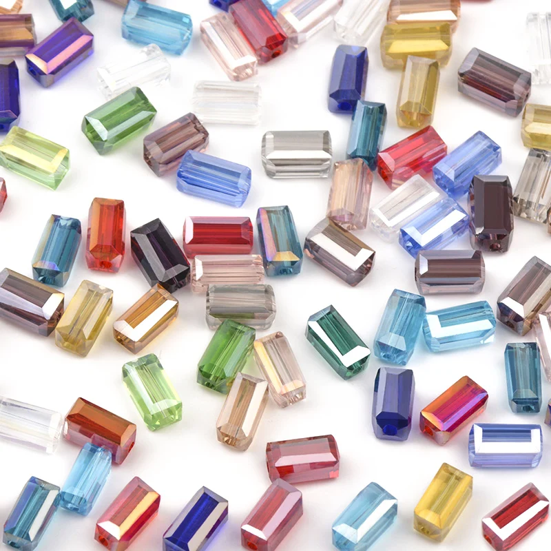 100pcs Rectangle Austrian Crystal Beads 3*6mm 4*8mm High Quality Square Shape Glass Loose Beads for Jewelry Making Bracelet DIY
100pcs Rectangle Austrian Crystal Beads 3*6mm 4*8mm High Quality Square Shape Glass Loose Beads for Jewelry Making Bracelet DIY