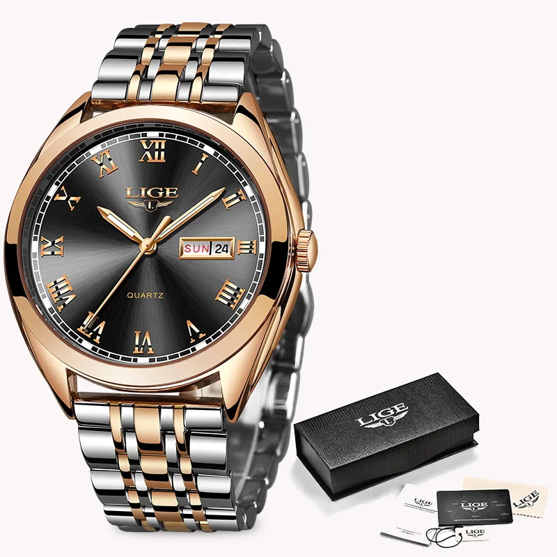 2019New LIGE Watches Men Top Brand Fashion Chronograph Male Stainless Steel Waterproof Business Men WristWatch Relogio Masculino
2019New LIGE Watches Men Top Brand Fashion Chronograph Male Stainless Steel Waterproof Business Men WristWatch Relogio Masculino