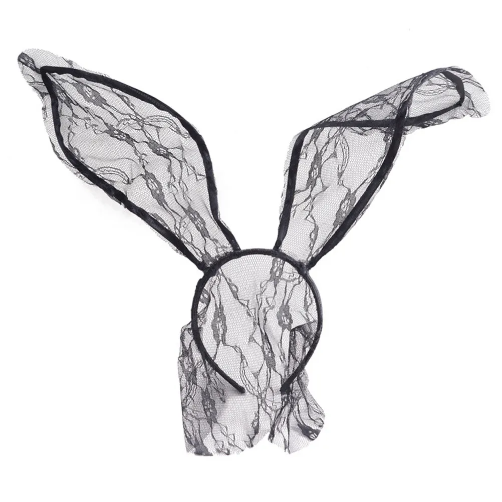 Women Casual Lace Rabbit Ears Party Headwear Masks Bunny Veil Eye Mask Headwear Black
Women Casual Lace Rabbit Ears Party Headwear Masks Bunny Veil Eye Mask Headwear Black