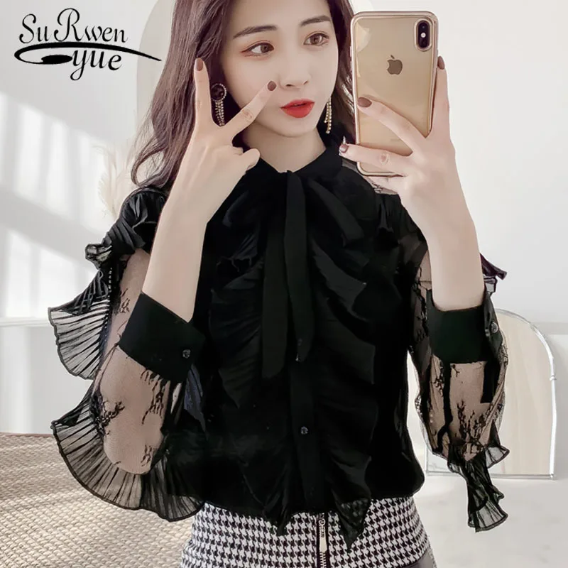 women 2019 Spring fashion chiffon long sleeve womens tops and blouses elegant blouse shirts black blouse feminine tops 2158 50
women 2019 Spring fashion chiffon long sleeve womens tops and blouses elegant blouse shirts black blouse feminine tops 2158 50