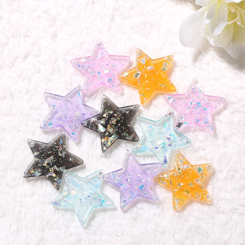 20pcs Flat Back Resin Cabochons Glitter Star For Diy Decoration Scrapbooking Decorative Craft parts
20pcs Flat Back Resin Cabochons Glitter Star For Diy Decoration Scrapbooking Decorative Craft parts