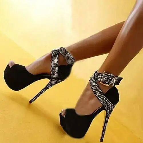 Platform Women High Heel Shoes Sexy Rhinestone Thin Heels Pumps Stiletto Classic Party Shoes Crystals Buckle Shoes Free Ship
Platform Women High Heel Shoes Sexy Rhinestone Thin Heels Pumps Stiletto Classic Party Shoes Crystals Buckle Shoes Free Ship
