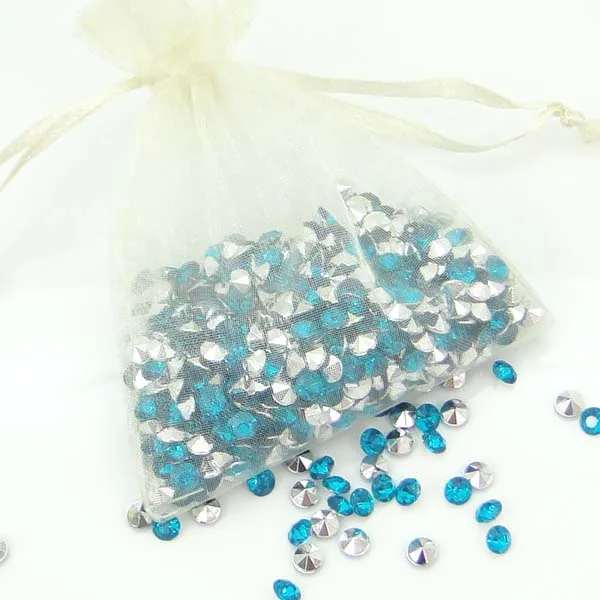 10 colors pick--10000pcs/lot 4.5mm (1/3 Carat) Diamond Confetti Aque Blue With Silver Plated Crystal Wedding Table Scatter Decor
10 colors pick--10000pcs/lot 4.5mm (1/3 Carat) Diamond Confetti Aque Blue With Silver Plated Crystal Wedding Table Scatter Decor