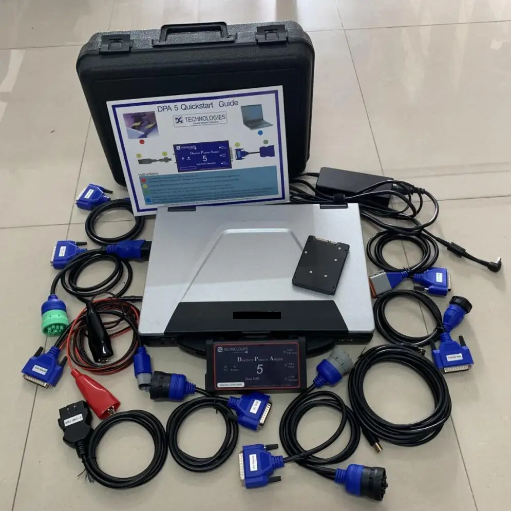 Truck Diagnostic Repair Scanner and tool DPA5 Dearborn Protocol Adapter USB connect for Heavy Truck with Used Toughbook CF-52 4G
Truck Diagnostic Repair Scanner and tool DPA5 Dearborn Protocol Adapter USB connect for Heavy Truck with Used Toughbook CF-52 4G