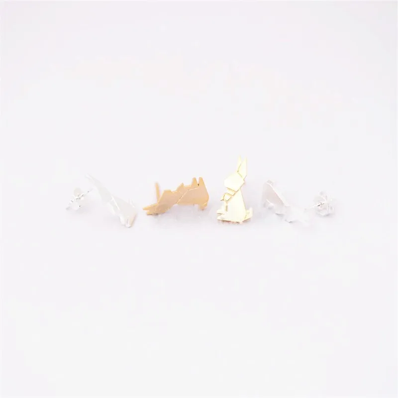 Multicolor rabbit stud earrings lovely origami rabbit stud earrings three-dimensional of the rabbit stud earrings for women
Multicolor rabbit stud earrings lovely origami rabbit stud earrings three-dimensional of the rabbit stud earrings for women