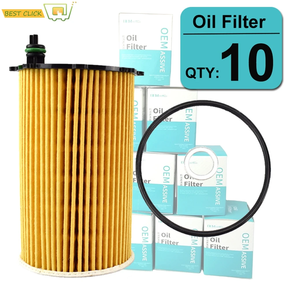Set Of (10) 26320-3CAA0 Oil Filters For Hyundai Santa Fe CM DM 2010 2011 2012 2013 2014 2015 2016 2017 / Kia Sorento 3.3L 3.5L
Set Of (10) 26320-3CAA0 Oil Filters For Hyundai Santa Fe CM DM 2010 2011 2012 2013 2014 2015 2016 2017 / Kia Sorento 3.3L 3.5L