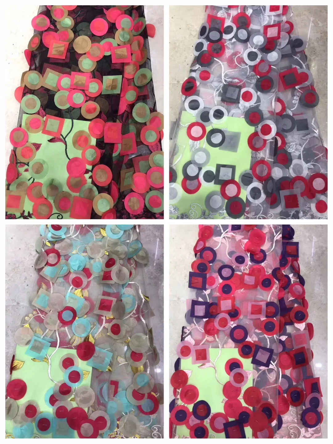 BEAUTIFICAL african lace fabrics New design 3d geometric figure lace fabric multicolor tulle lace fabric for dress ML1N930
BEAUTIFICAL african lace fabrics New design 3d geometric figure lace fabric multicolor tulle lace fabric for dress ML1N930