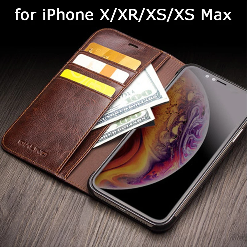 Luxury Wallet Case for iPhone XS Genuine Leather Cover for iPhone XR Handmade Business Flip Phone Cases for iPhone XS Max
Luxury Wallet Case for iPhone XS Genuine Leather Cover for iPhone XR Handmade Business Flip Phone Cases for iPhone XS Max