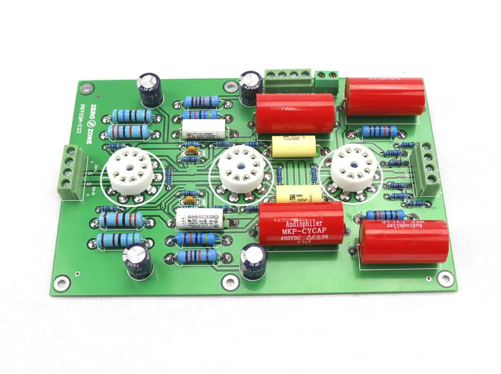 GZLOZONE Asembeld PRT-03A Hifi стерео ламповый предусилитель основание на предусилителе C22
