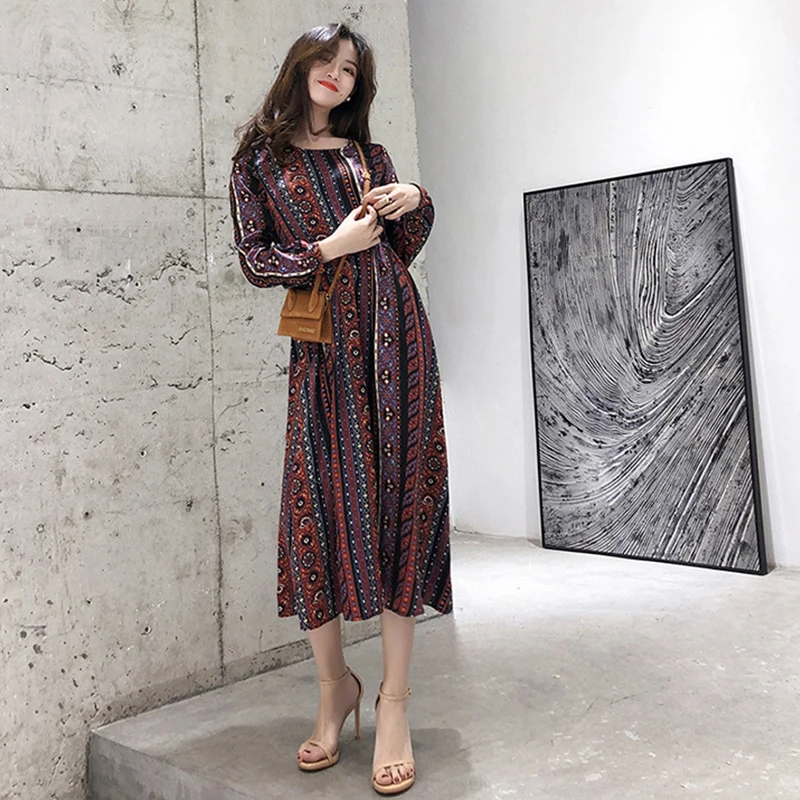 Fashion 2020 spring new arrival comfortable work style long dress vintage elegant personality high quality beach a-line dress
Fashion 2020 spring new arrival comfortable work style long dress vintage elegant personality high quality beach a-line dress