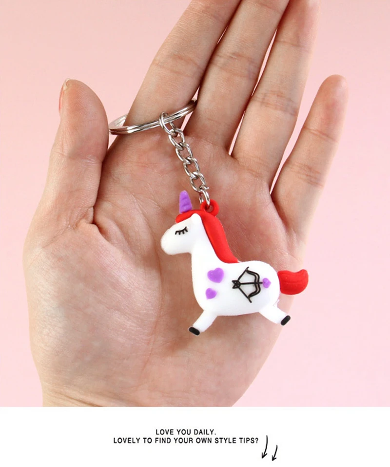 DHLFREE Mixed colors 110PCS 6Colors Unicorns Keychains Fairytale PVC Unicorn Key chains Horse Key Rings Holder Alloy Key Chain
DHLFREE Mixed colors 110PCS 6Colors Unicorns Keychains Fairytale PVC Unicorn Key chains Horse Key Rings Holder Alloy Key Chain