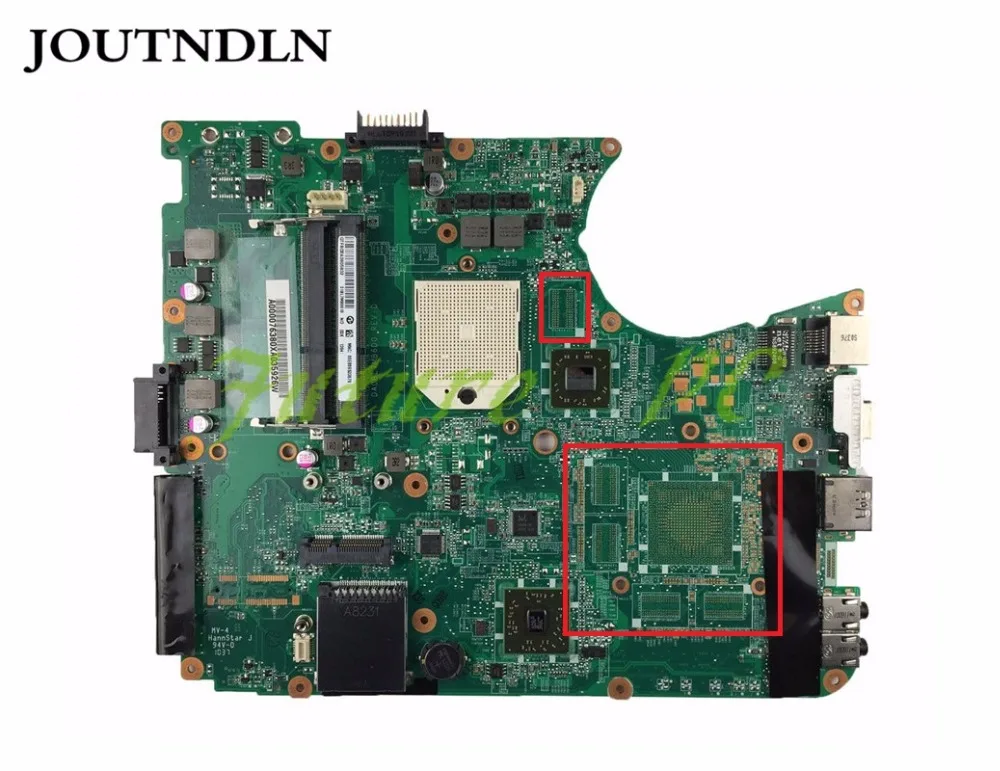 JOUTNDLN для ноутбука Toshiba L650D L655D материнская плата DA0BL7MB6D0 A000076380 DDR3 протестированная
