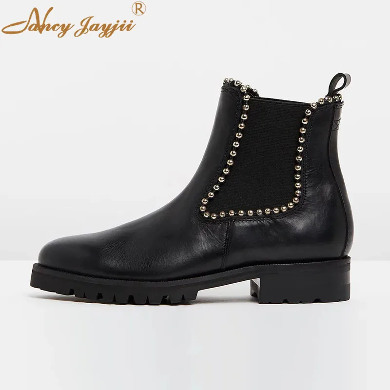 Nancyjayjii Black PU Rivet Punk Women’S Chelsea Ankle Boots Round Toe Platform Low Chunky Heels Ladies Winter Booties Shoes 2021
Nancyjayjii Black PU Rivet Punk Women’S Chelsea Ankle Boots Round Toe Platform Low Chunky Heels Ladies Winter Booties Shoes 2021