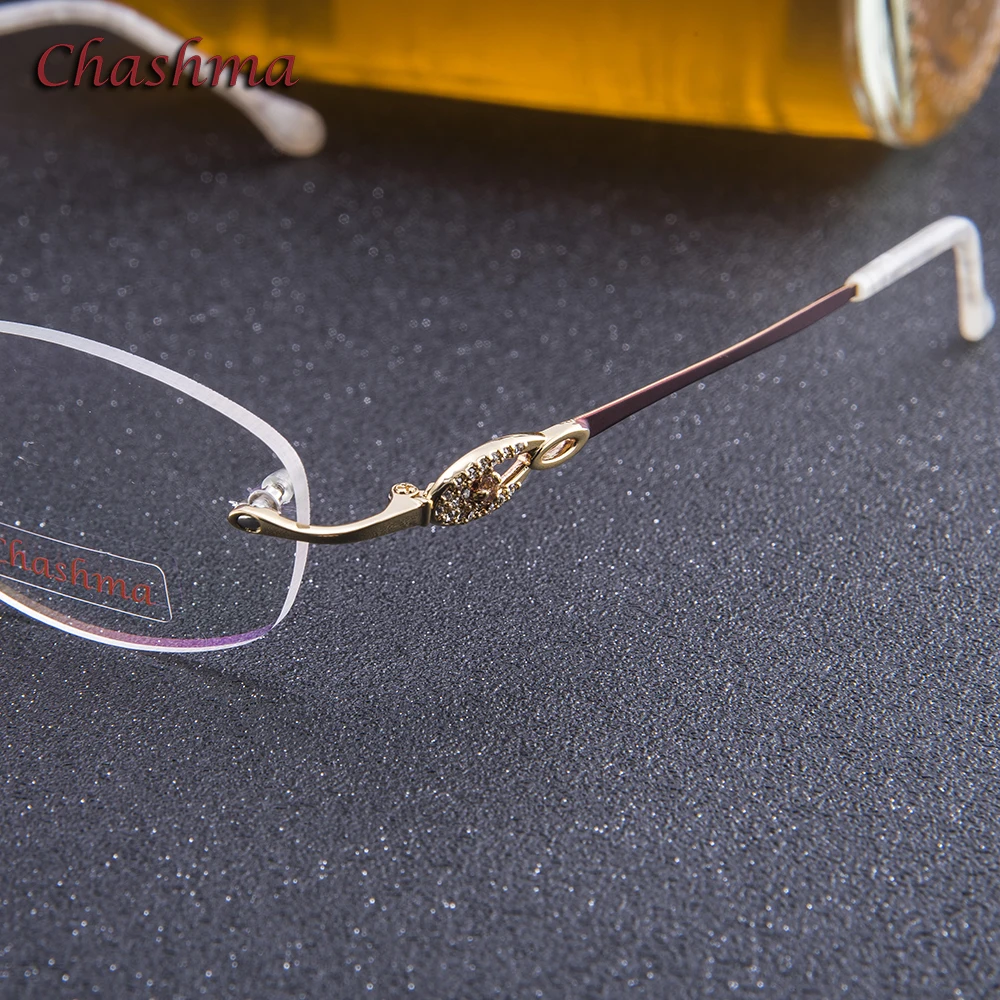 Titanium Women Rimless Prescriotion Glasses Frame Fashionable Transparent Spectacles High Quality Mujher Gafas Eyeglasses
Titanium Women Rimless Prescriotion Glasses Frame Fashionable Transparent Spectacles High Quality Mujher Gafas Eyeglasses