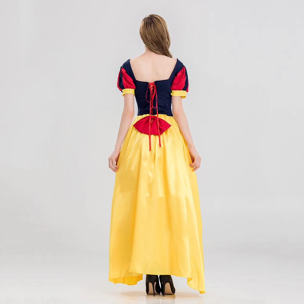 VASHEJIANG Adult Cartoon Snow White Princess Cosplay Costumes Fairy Tale Storybook Snow White Dress Halloween Costumes for women
VASHEJIANG Adult Cartoon Snow White Princess Cosplay Costumes Fairy Tale Storybook Snow White Dress Halloween Costumes for women