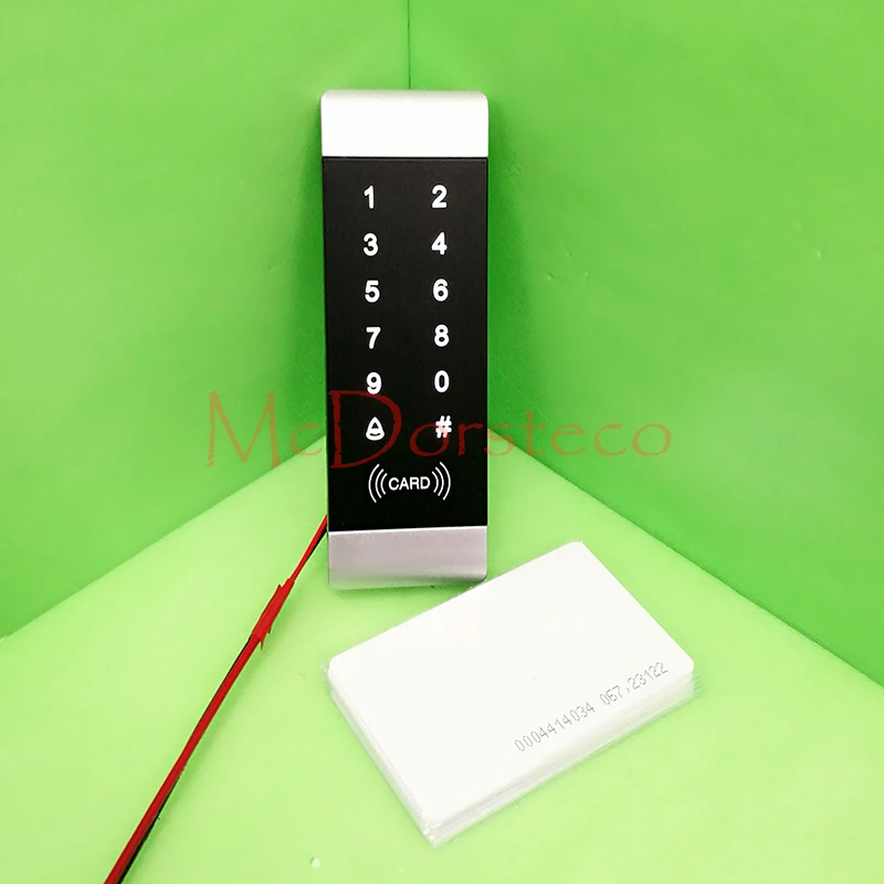 Rfid Lock System 125KHz Door RFID Card Password Access Controller with Touch Keypad Machine Controller+10 ID Card Wiegand In/out
Rfid Lock System 125KHz Door RFID Card Password Access Controller with Touch Keypad Machine Controller+10 ID Card Wiegand In/out