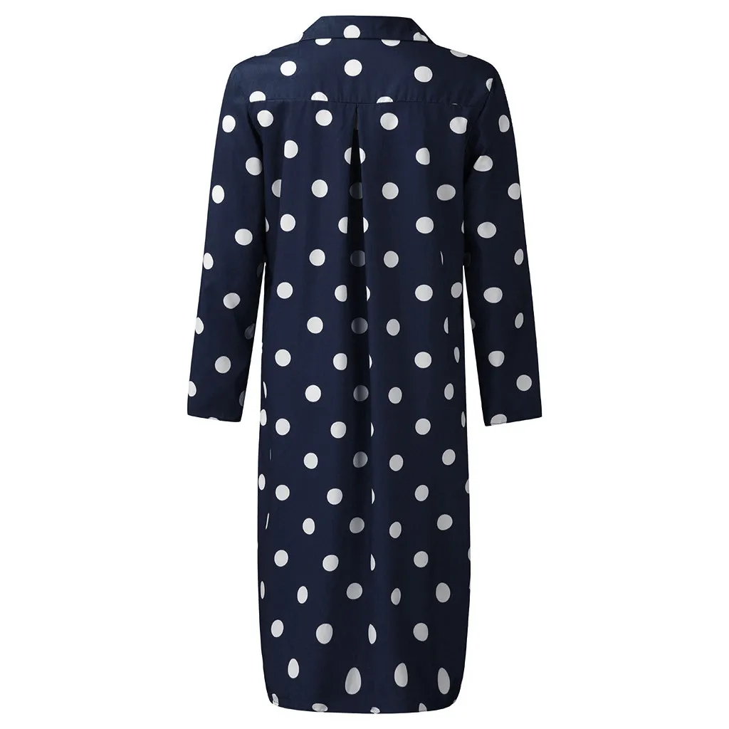 Autumn Long Dress 2021 For Women Office Lady Plus Size 2XL Sexy V-Neck Dot Print Long Sleeve Button Party Beach Dress
Autumn Long Dress 2021 For Women Office Lady Plus Size 2XL Sexy V-Neck Dot Print Long Sleeve Button Party Beach Dress