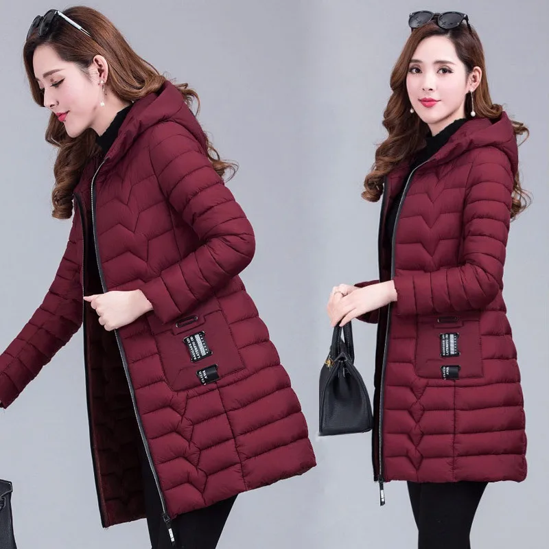 Winter Coat Women 2018 Fashion Cotton Padded Jacket Women Long Parka Hooded Coats Female Thick Warm Plus Size Winter Coats Women
Winter Coat Women 2018 Fashion Cotton Padded Jacket Women Long Parka Hooded Coats Female Thick Warm Plus Size Winter Coats Women