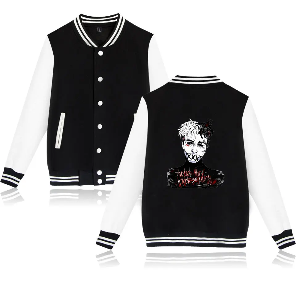 Hip Hop Jacket Music xxxtentacion Jacket Men streetwear casacas para hombre Printed baseball jackets plus size 2018 Homme
Hip Hop Jacket Music xxxtentacion Jacket Men streetwear casacas para hombre Printed baseball jackets plus size 2018 Homme
