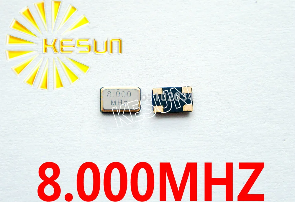 8M 8 МГц 000 5*3 2 мм 5032 4-контактный кристаллический генератор SMD XTAL x 50 шт. | Электронные