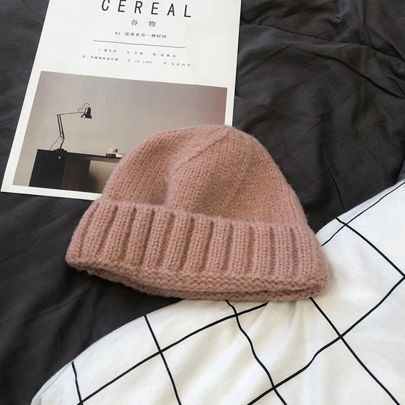 ROSASSY Popular Knitted Beanies Winter Hats Cap for Men Women High Quality Chenille Hip Hop Hat Street Boy | Аксессуары для одежды