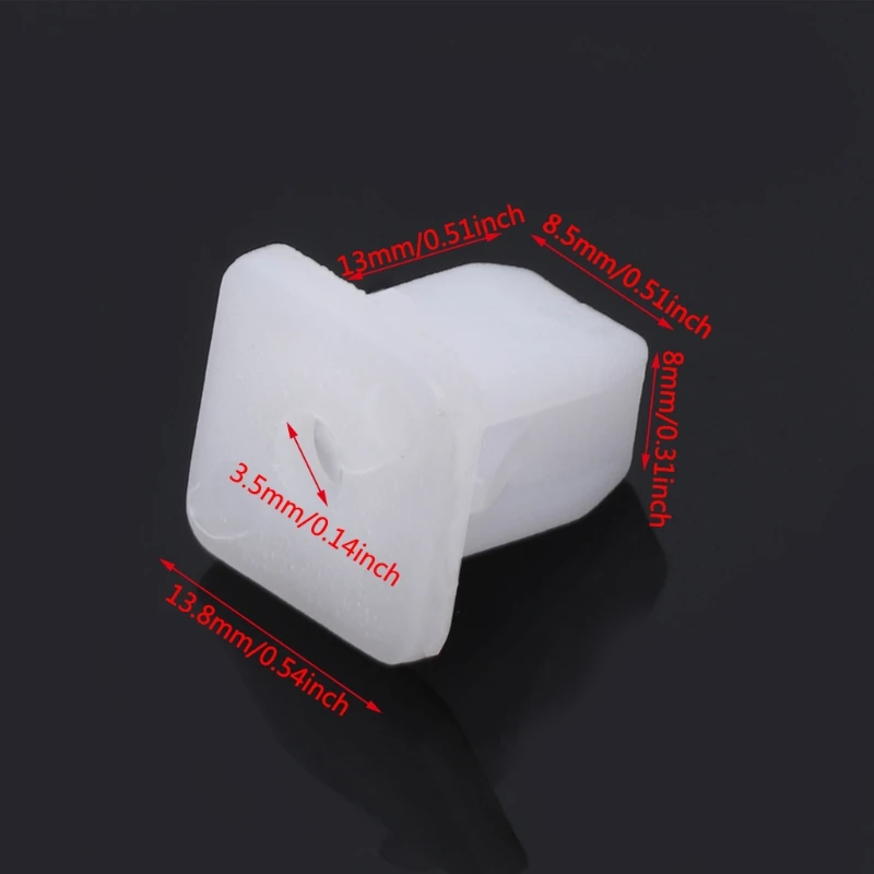 New 50 Pcs White Square Vehicle Car Body Plastic Push Pin Rivet Fasteners Trim Moulding Clip
New 50 Pcs White Square Vehicle Car Body Plastic Push Pin Rivet Fasteners Trim Moulding Clip