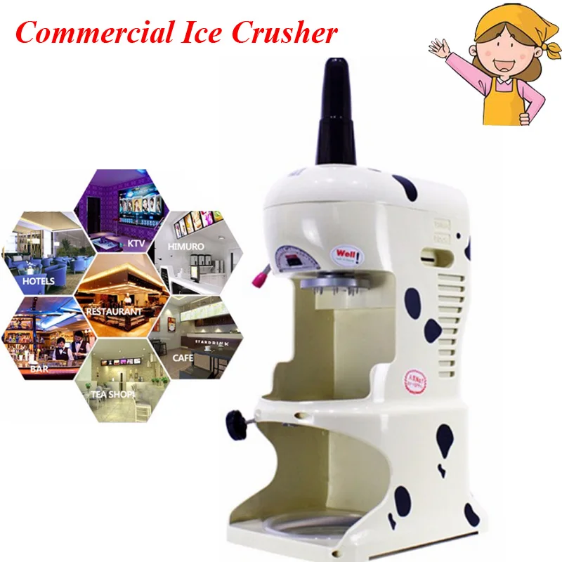 Commercial Snow Ice Crusher 220V Ice Shavers 220V Ice Crushing Machine Sand Ice Making Machine
Commercial Snow Ice Crusher 220V Ice Shavers 220V Ice Crushing Machine Sand Ice Making Machine