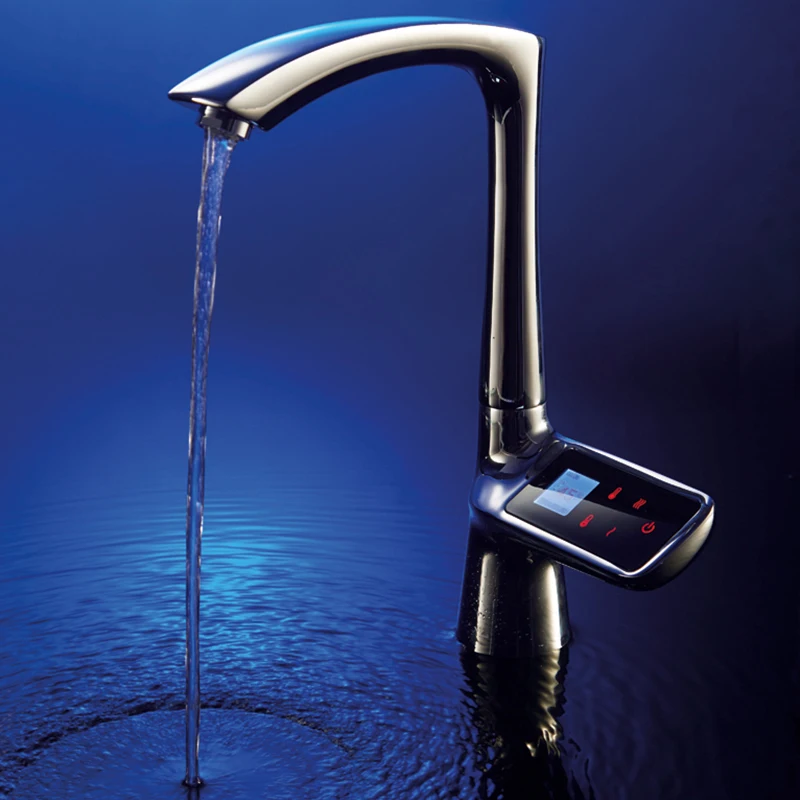 JMKWS 360 Smart kitchen faucet Single Hole LCD Display Touch Screen Thermostatic kitchen Faucets Digital Water Mixer Tap Fashion
JMKWS 360 Smart kitchen faucet Single Hole LCD Display Touch Screen Thermostatic kitchen Faucets Digital Water Mixer Tap Fashion