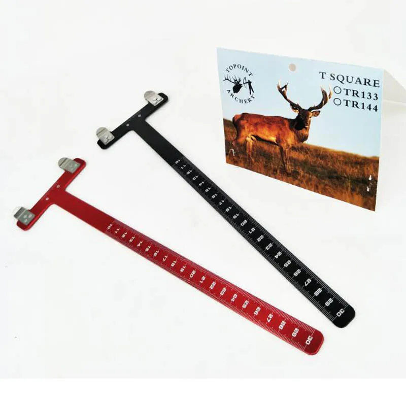 Archery Recurve Bow T Ruler Aluminum Alloy T Square Tip On Tieing Arrow Points Precision Measurements Tool
Archery Recurve Bow T Ruler Aluminum Alloy T Square Tip On Tieing Arrow Points Precision Measurements Tool