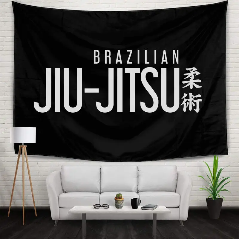Подростковый декор для общежития гобелен на стену BJJ бразильского джиу джитсу