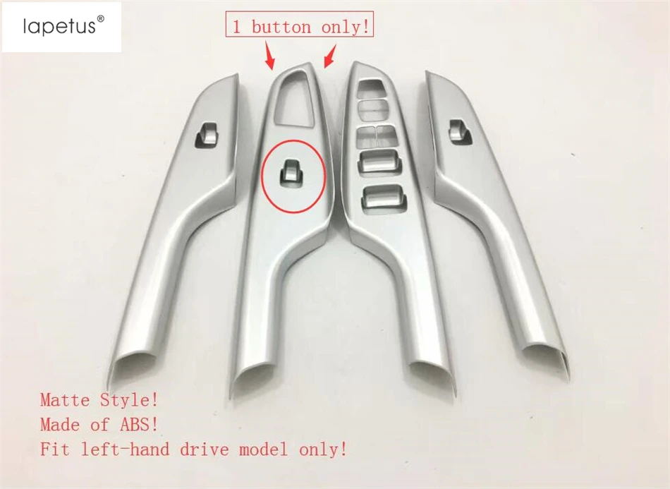Lapetus Accessories Fit For Hyundai Kona 2018 - 2020 Inner Door Handle Holder Window Lift Button Switch Molding Cover Kit Trim
Lapetus Accessories Fit For Hyundai Kona 2018 - 2020 Inner Door Handle Holder Window Lift Button Switch Molding Cover Kit Trim