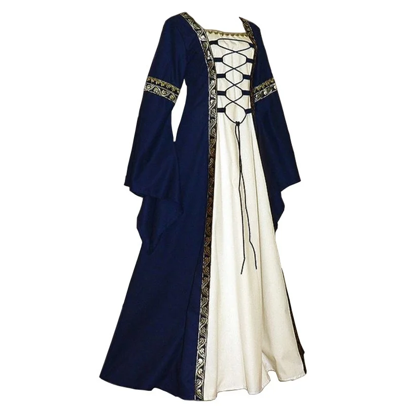 Medieval Vintage Women Dress Renaissance Ankle-Length Dress Court Costume Cosplay Party Elegant Vintage Dress FREE SHIPPING
Medieval Vintage Women Dress Renaissance Ankle-Length Dress Court Costume Cosplay Party Elegant Vintage Dress FREE SHIPPING