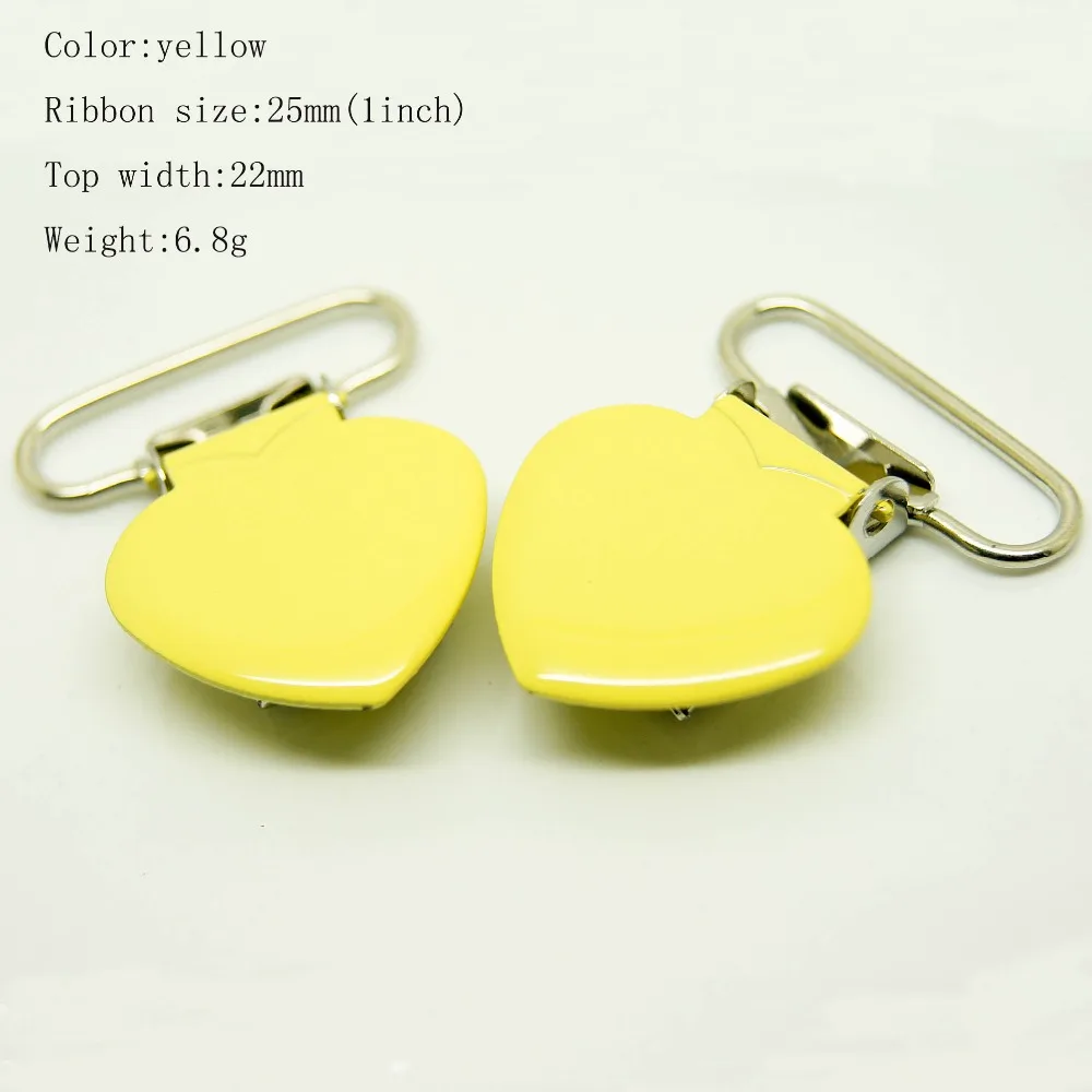 20pcs per lot suspender clips in yellow color wholesale heart suspender clips enamel suspender clips
20pcs per lot suspender clips in yellow color wholesale heart suspender clips enamel suspender clips