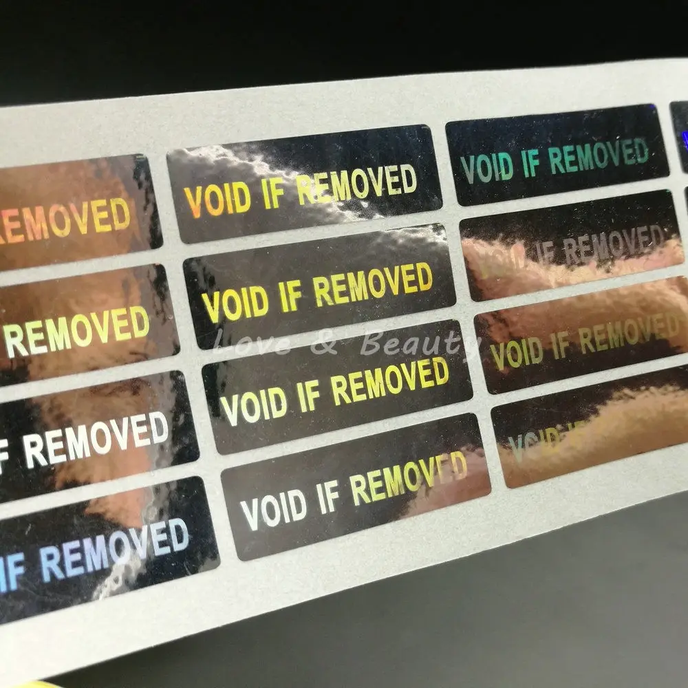 300 шт. голограмма VOID при удалении гарантия наклейки с защитой от взлома 30x10 мм|sticker