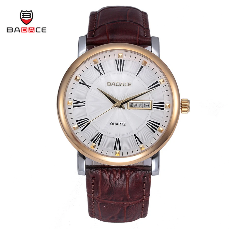 BADACE Casual Quartz Watch Men Luxury Top Brand Clock Sport Waterproof Watches Mens Leather Strap Wrist Watch Male Hour C8876
BADACE Casual Quartz Watch Men Luxury Top Brand Clock Sport Waterproof Watches Mens Leather Strap Wrist Watch Male Hour C8876