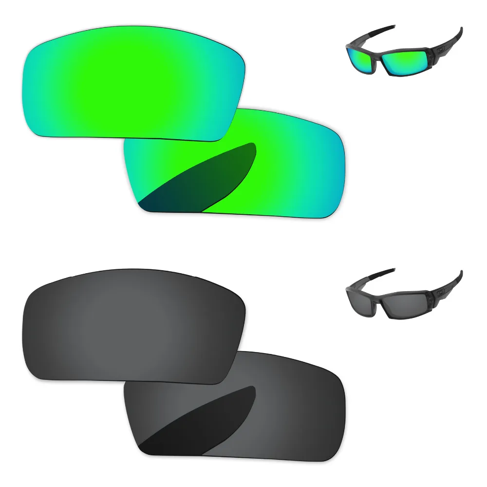 Black & Emerald Green 2 Pairs Polarized Replacement Lenses For Canteen 2006 Sunglasses Frame 100% UVA & UVB Protection
Black & Emerald Green 2 Pairs Polarized Replacement Lenses For Canteen 2006 Sunglasses Frame 100% UVA & UVB Protection