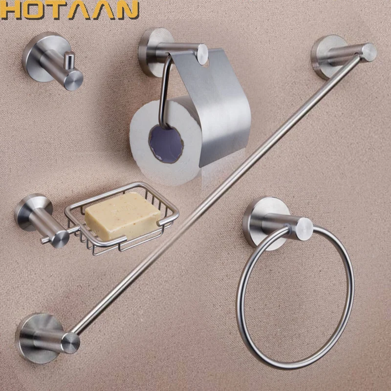 HOTAAN SUS (нержавеющая сталь) 304 # Нержавеющая сталь Аксессуары для ванной комнаты, набор, крючок, Бумага держатель, Полотенца бар, Полотенца коль...
HOTAAN SUS (нержавеющая сталь) 304 # Нержавеющая сталь Аксессуары для ванной комнаты, набор, крючок, Бумага держатель, Полотенца бар, Полотенца коль...
