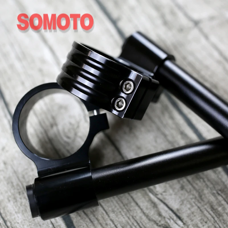 37MM Vintage Separated Motorcycle Handle Bar Aluminum alloy Black Handle Grips bar clip on handlebar
37MM Vintage Separated Motorcycle Handle Bar Aluminum alloy Black Handle Grips bar clip on handlebar