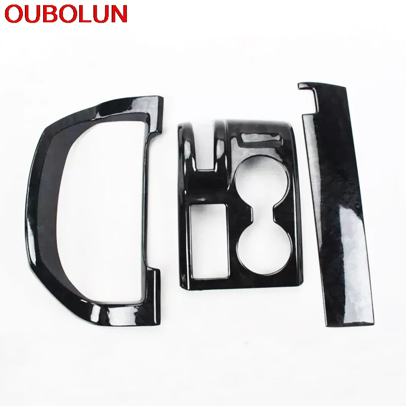 OUBOLUN ABS черное дерево краска для Honda CRV 2007 2008 2009 LHD переднее переключение передач