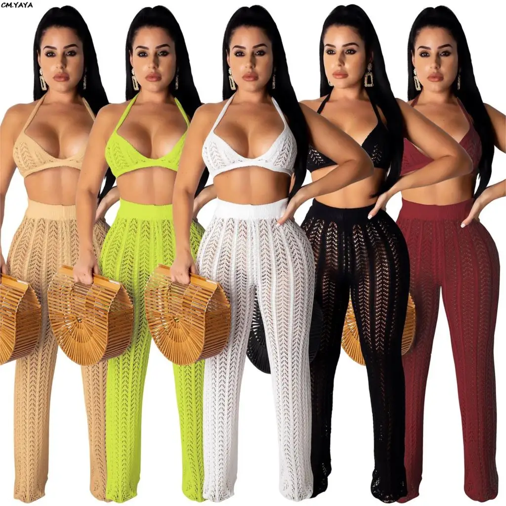 2019 женская летняя обувь трикотажные Открытое платье с лямкой на шее bra top прямые