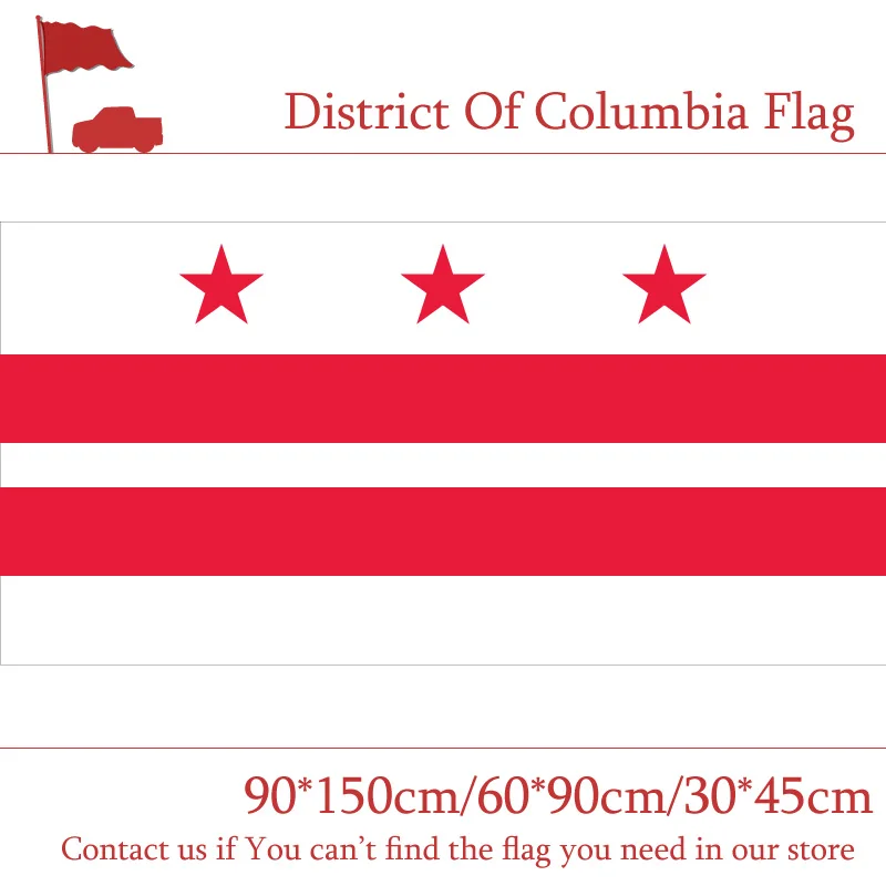 3x5ft District Of Columbia Territorial And Commonwealth Flag The United States U.S. 90*150cm 60*90cm 30*45cm Car Flag Decoration
3x5ft District Of Columbia Territorial And Commonwealth Flag The United States U.S. 90*150cm 60*90cm 30*45cm Car Flag Decoration