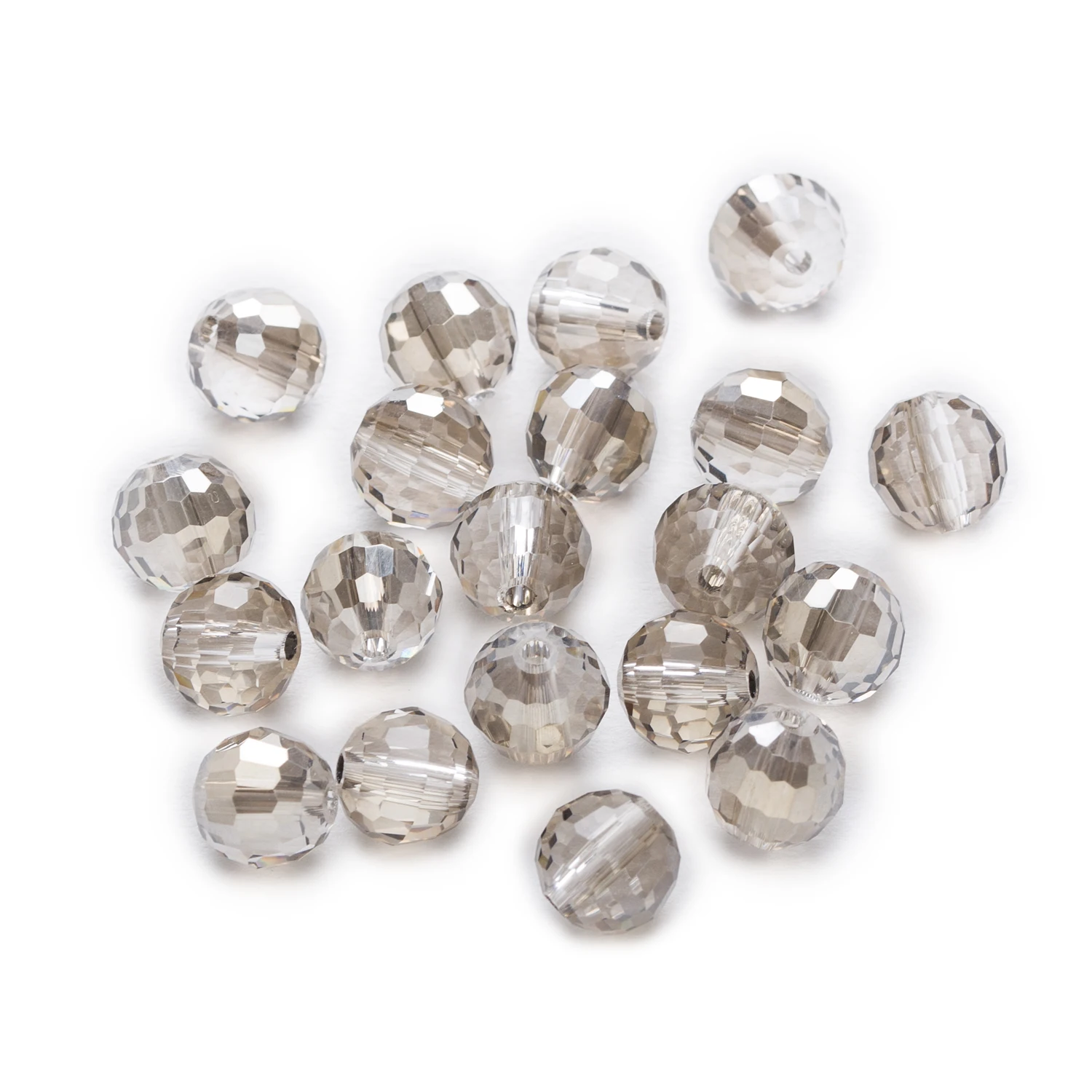 50 Piece Transparent Gray 96 Cut Faceted Crystal Glass Spacer Beads Jewelry Making For Handmade Bracelet Necklaces DIY 6-10mm
50 Piece Transparent Gray 96 Cut Faceted Crystal Glass Spacer Beads Jewelry Making For Handmade Bracelet Necklaces DIY 6-10mm