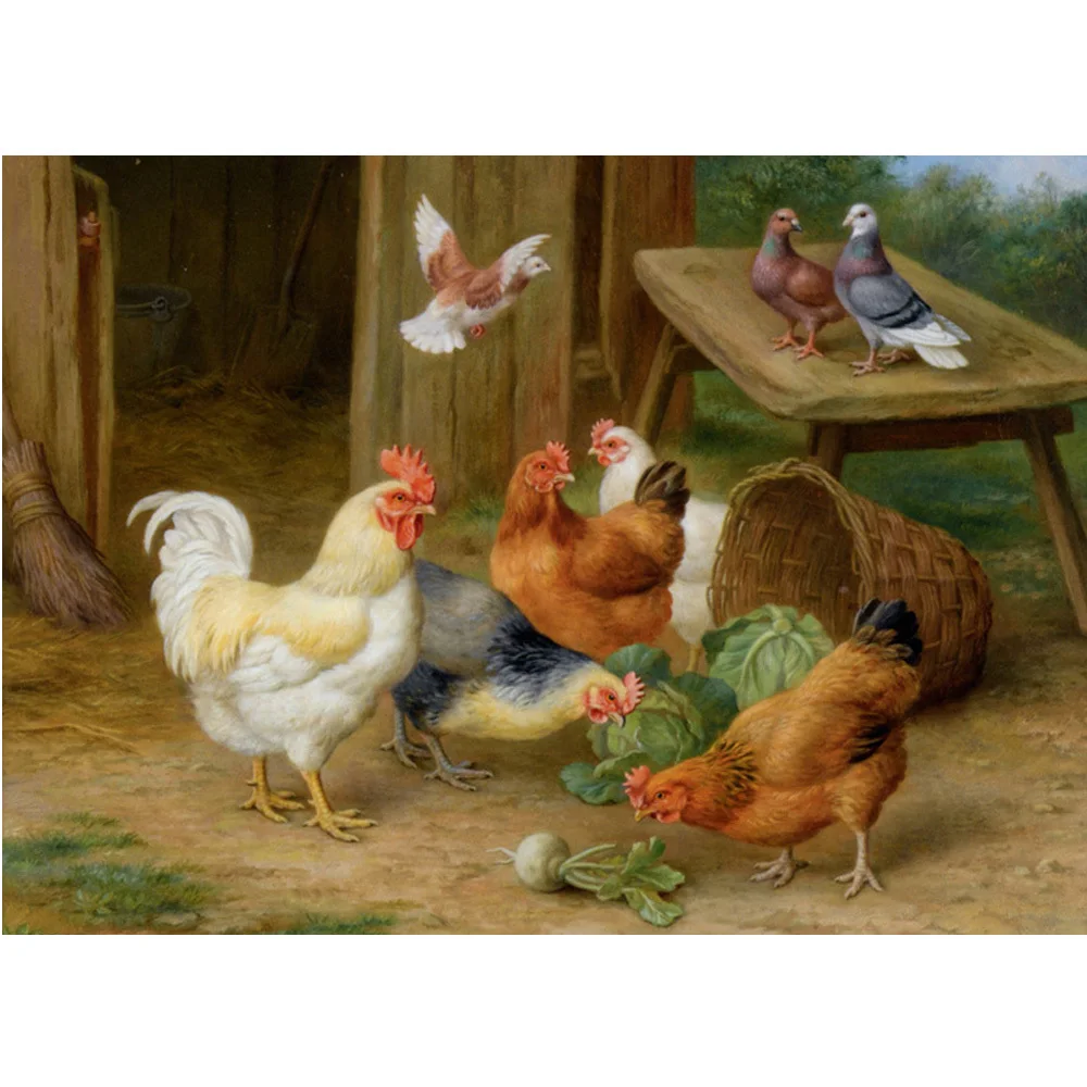 5D DIY Diamond Painting Animals Diamond Embroidery Square/round Household Decoration Fabric Resin Craft Chicken & Pigeons
5D DIY Diamond Painting Animals Diamond Embroidery Square/round Household Decoration Fabric Resin Craft Chicken & Pigeons