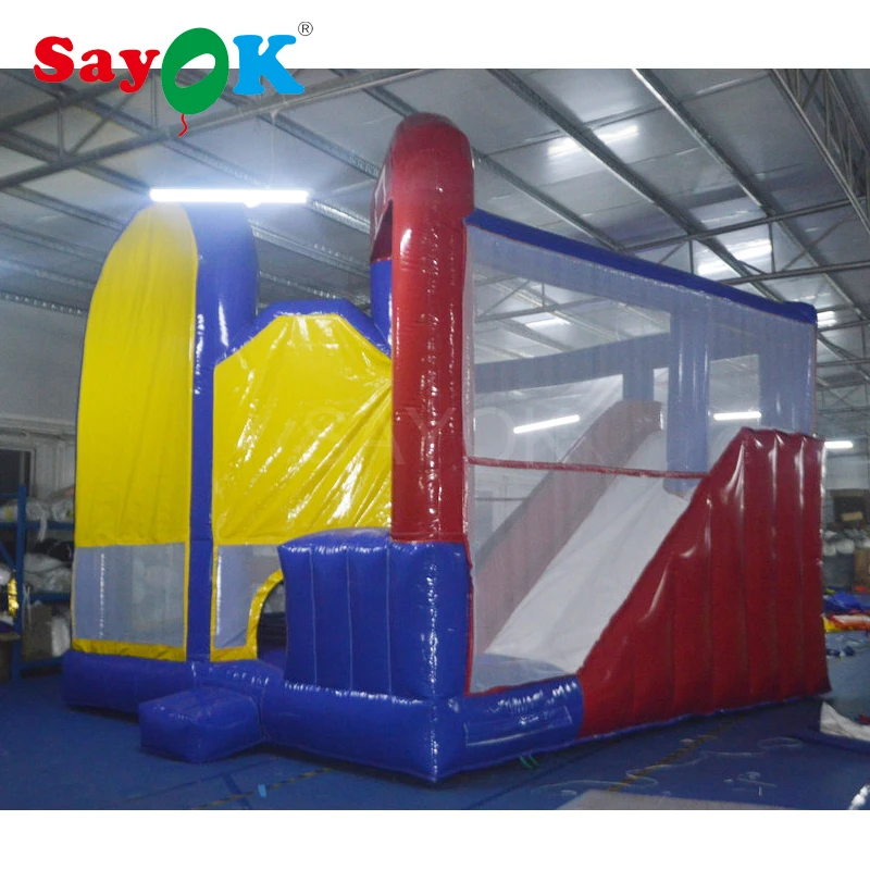 Free Shipping Inflatable Bouncer Castle with Slide Inflatable Palace Bouncer 6x6m Inflatable Trampoline with Blower for Sale
Free Shipping Inflatable Bouncer Castle with Slide Inflatable Palace Bouncer 6x6m Inflatable Trampoline with Blower for Sale