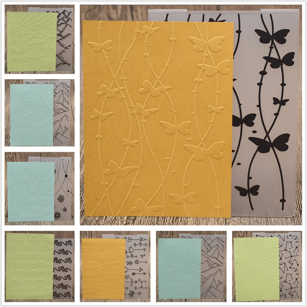 Line Flower Butterfly Vine Plastic Embossing Folder Stencil Template For Scrapbooking Paper Greeting Card Photo Album Decoration
Line Flower Butterfly Vine Plastic Embossing Folder Stencil Template For Scrapbooking Paper Greeting Card Photo Album Decoration