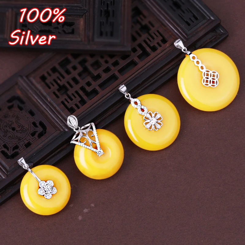 925 sterling silver Color plated white gold peace buckle pendant buckle silver clip button beeswax necklace buckle
925 sterling silver Color plated white gold peace buckle pendant buckle silver clip button beeswax necklace buckle