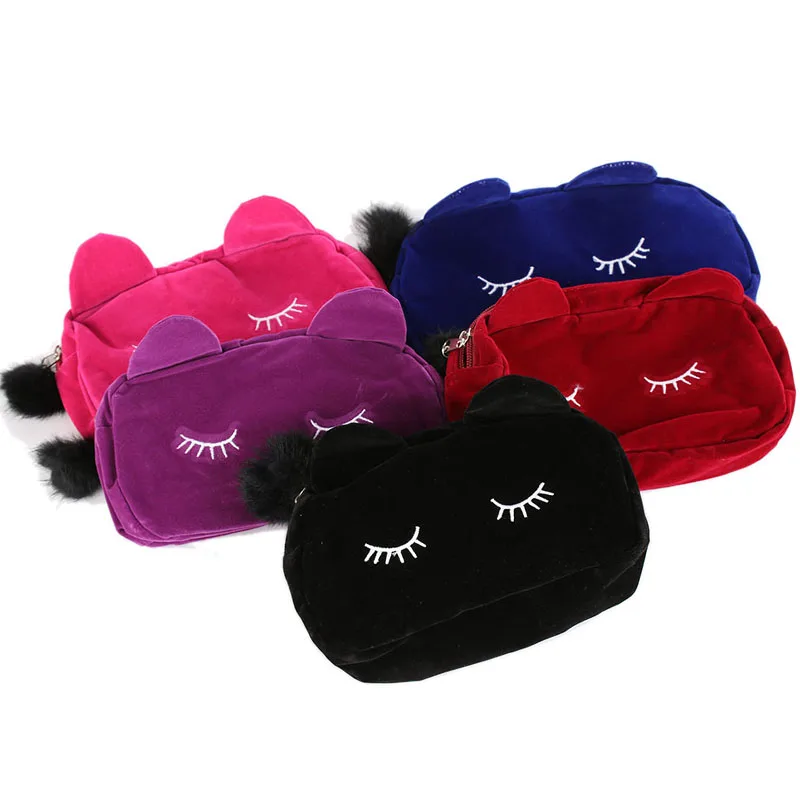 1Pcs Portable Cartoon Cat Makeup Bag Coin Storage Case Travel Makeup Flannel Pouch Cute Cosmetic Bag Cases For Women Girls
1Pcs Portable Cartoon Cat Makeup Bag Coin Storage Case Travel Makeup Flannel Pouch Cute Cosmetic Bag Cases For Women Girls