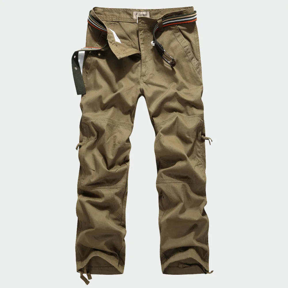 High Quality Men's Military Cargo Pants Full Length Multi Pockets Camouflage Casual Trousers 100% Cotton Size 30-40
High Quality Men's Military Cargo Pants Full Length Multi Pockets Camouflage Casual Trousers 100% Cotton Size 30-40