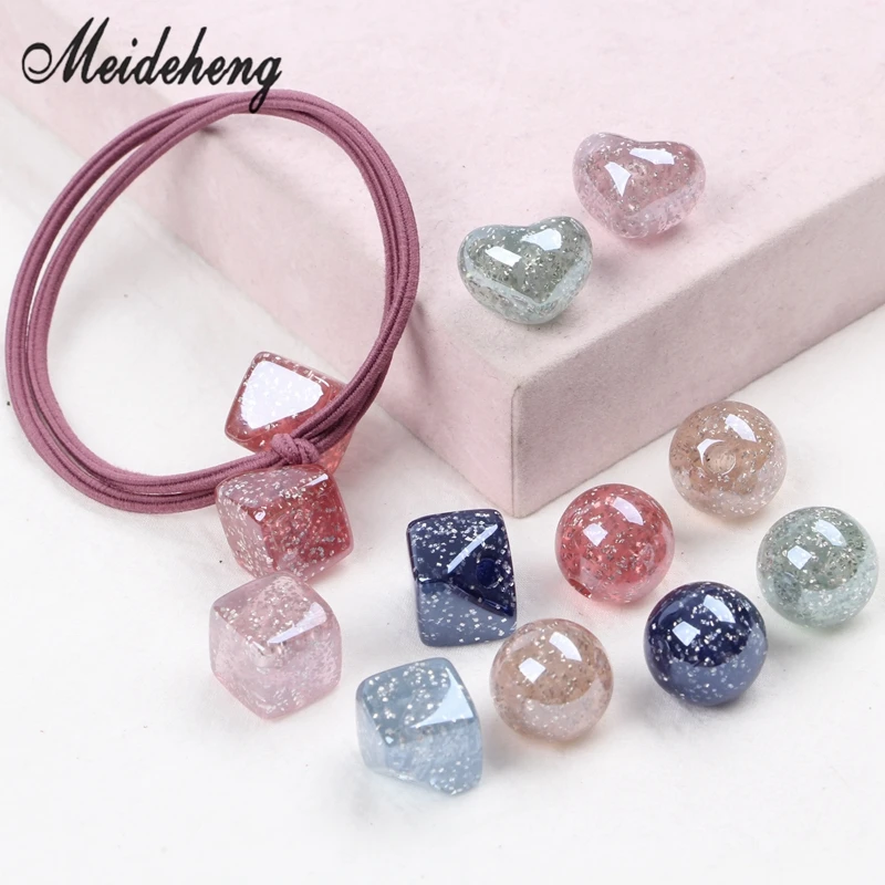 Acrylic Jelly Colorful Square Ball Love beads for Jewelry Making Silver powder DIY Hair rope Handmade Slime Popular Collocation
Acrylic Jelly Colorful Square Ball Love beads for Jewelry Making Silver powder DIY Hair rope Handmade Slime Popular Collocation
